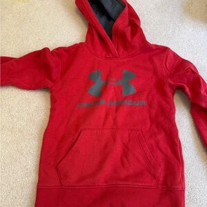 Under Armour Kids Crimson Hoodie Boys Size 6